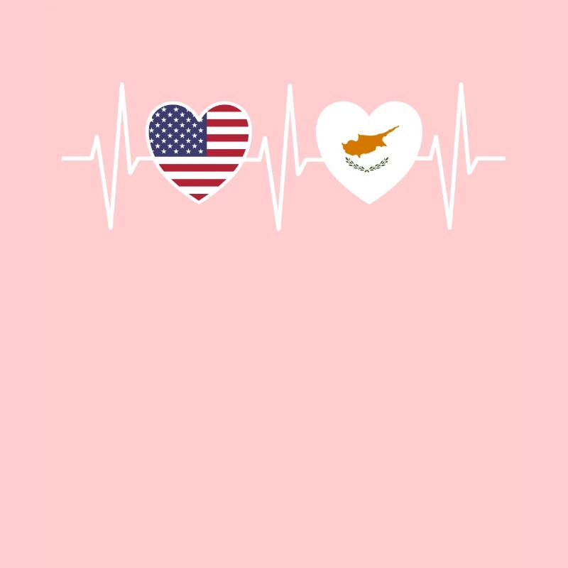 Drapeaux des États-Unis et de Chypre