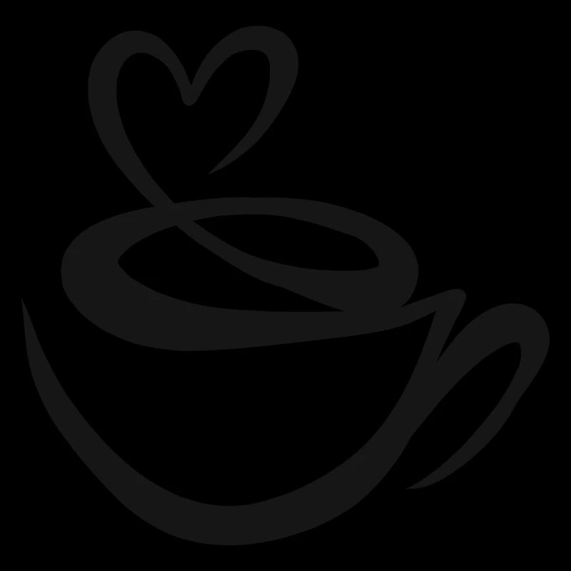 Tasse de café en grains de café