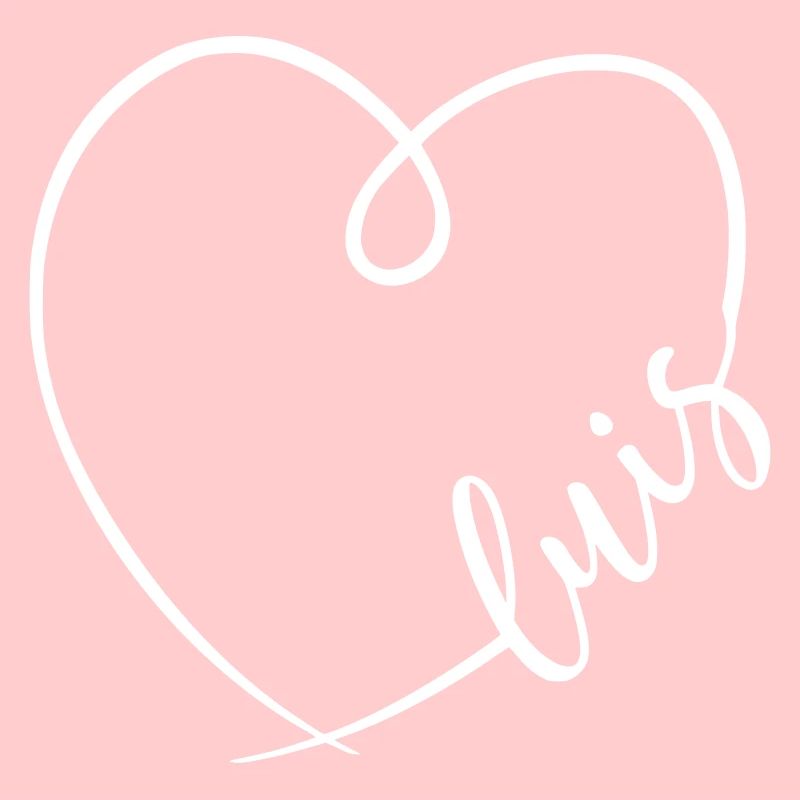 Luis Nom Calligraphie Coeur