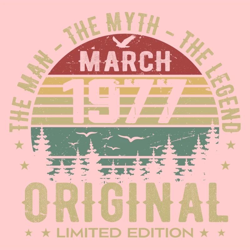 Gift for the 48th Anniversary Original March 1977