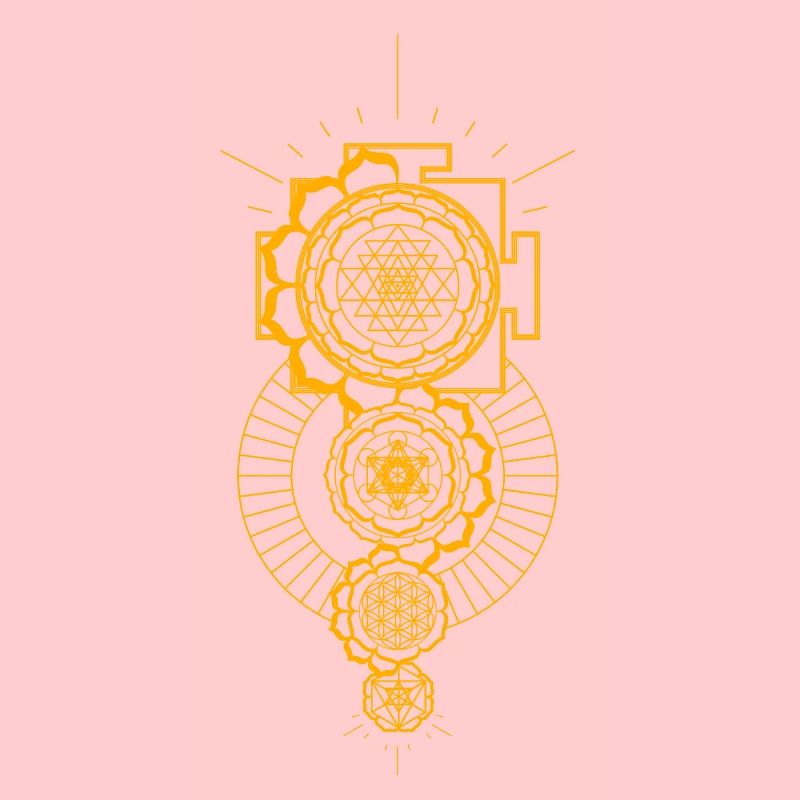 Cube de Metatron Sri Yantra Fleur de Vie Sacrée