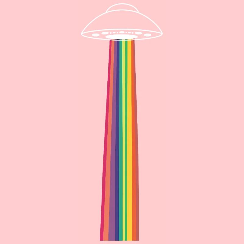 Rainbow ufo