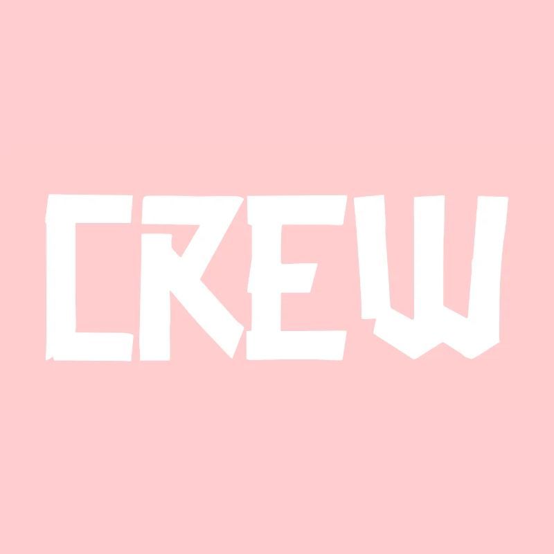 Crew Gaffer Kleingedrucktes Weiß