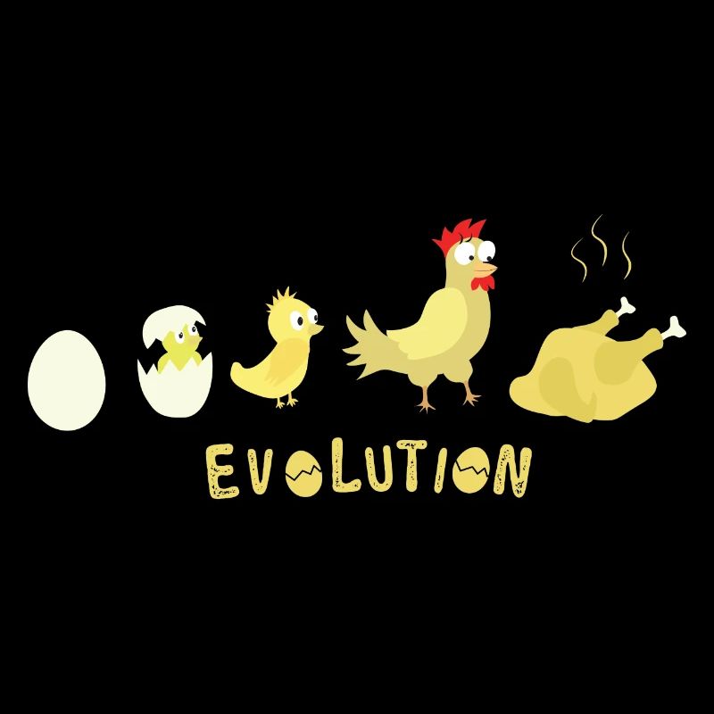 Evolution Oeuf Poulet Rôti Poulet BBQ Barbecue