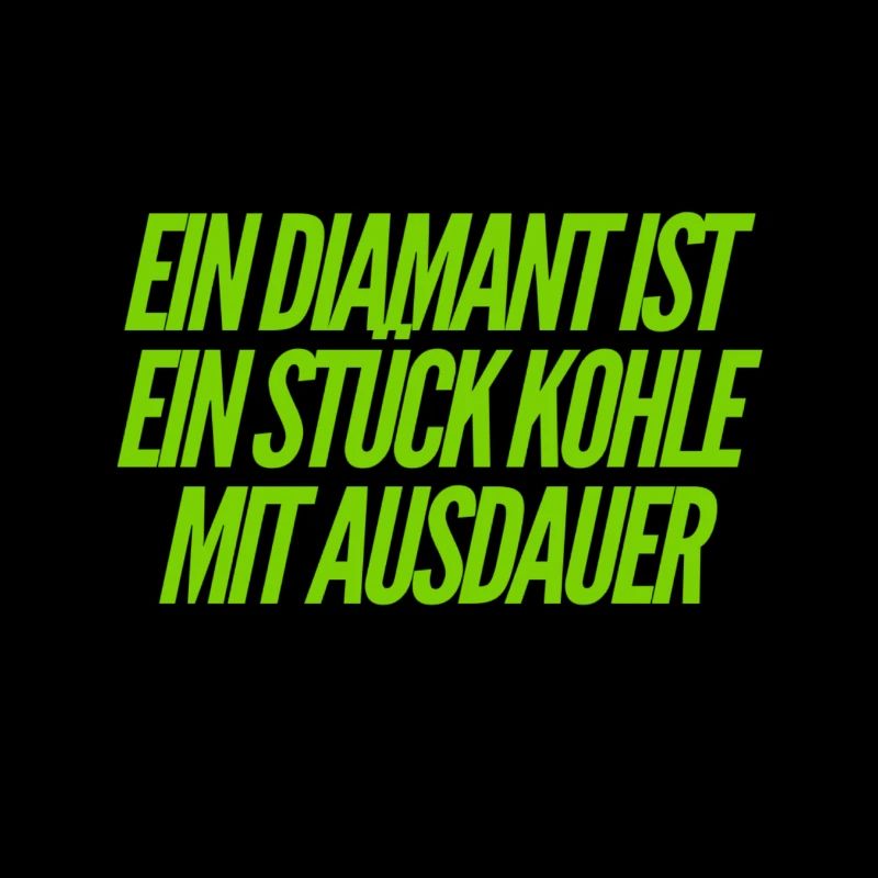 Kohle mit Ausdauer