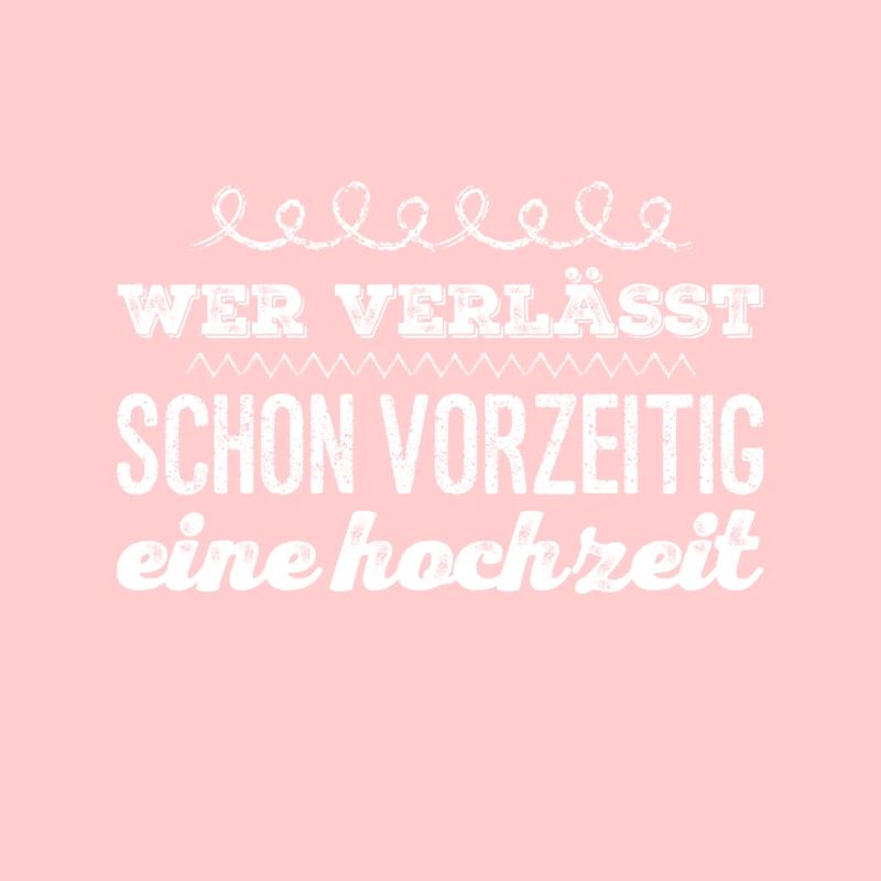 verschwinde nie von einer Hochzeit
