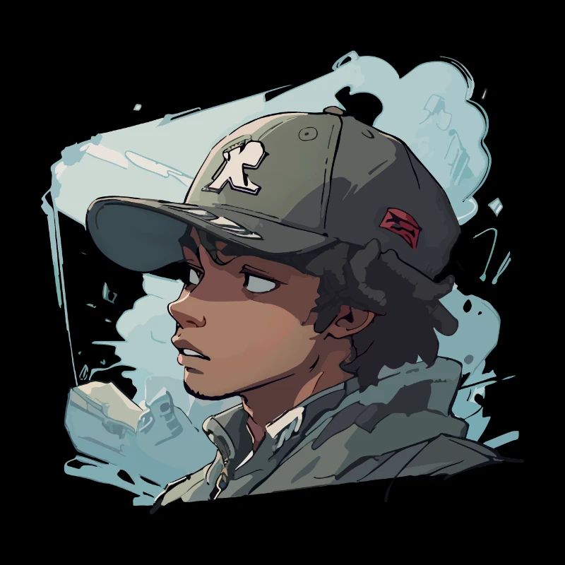 Rapper im Anime-Stil