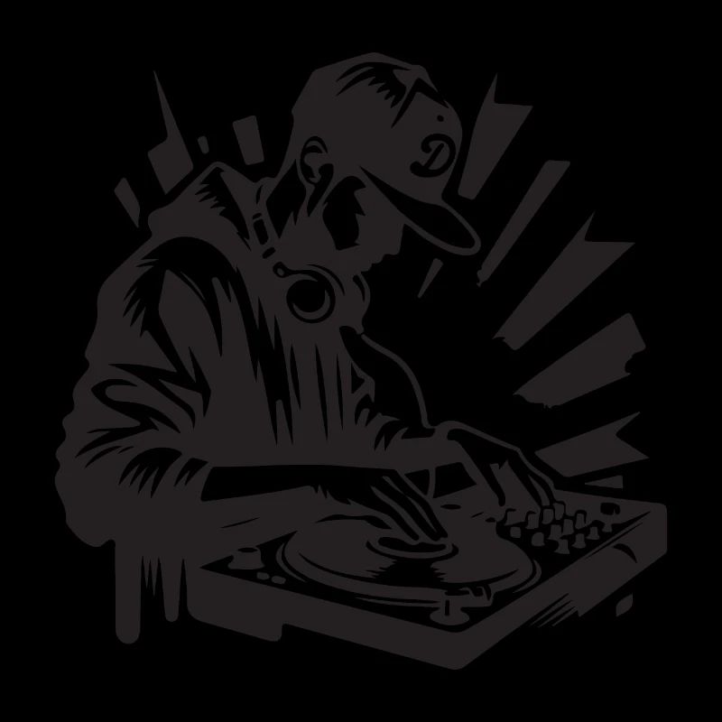 HiPHoP DJ Silhouette