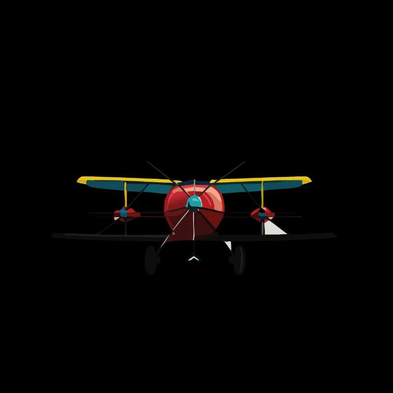 Doppeldecker Flugzeug