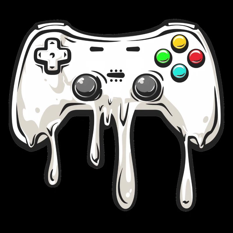 Schmelzendes Gamepad, Videospiel-Controller