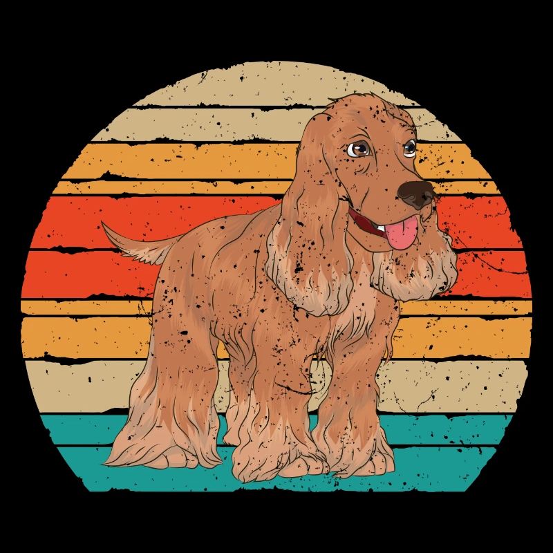 Retro Cocker Spaniel