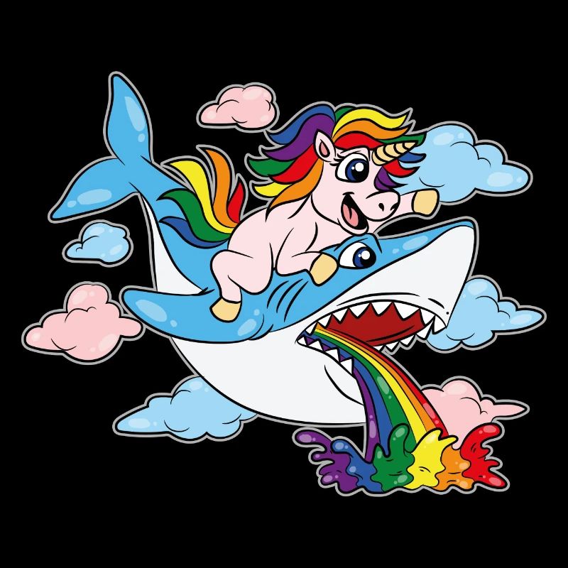 Trans Pride Shark CSD Einhorn LGBTQ