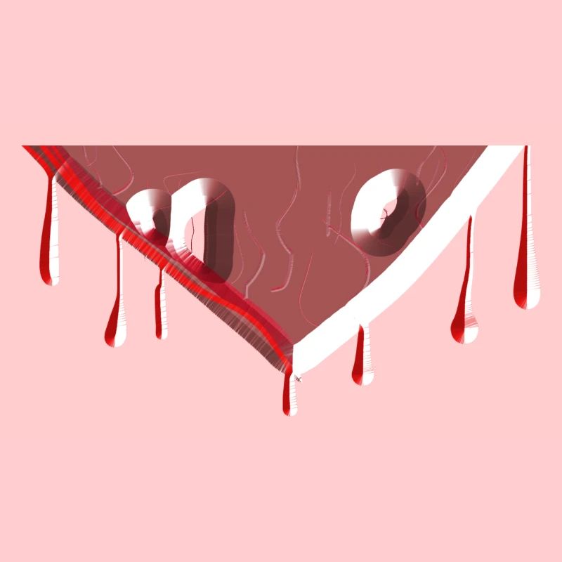 drop symbol shape red