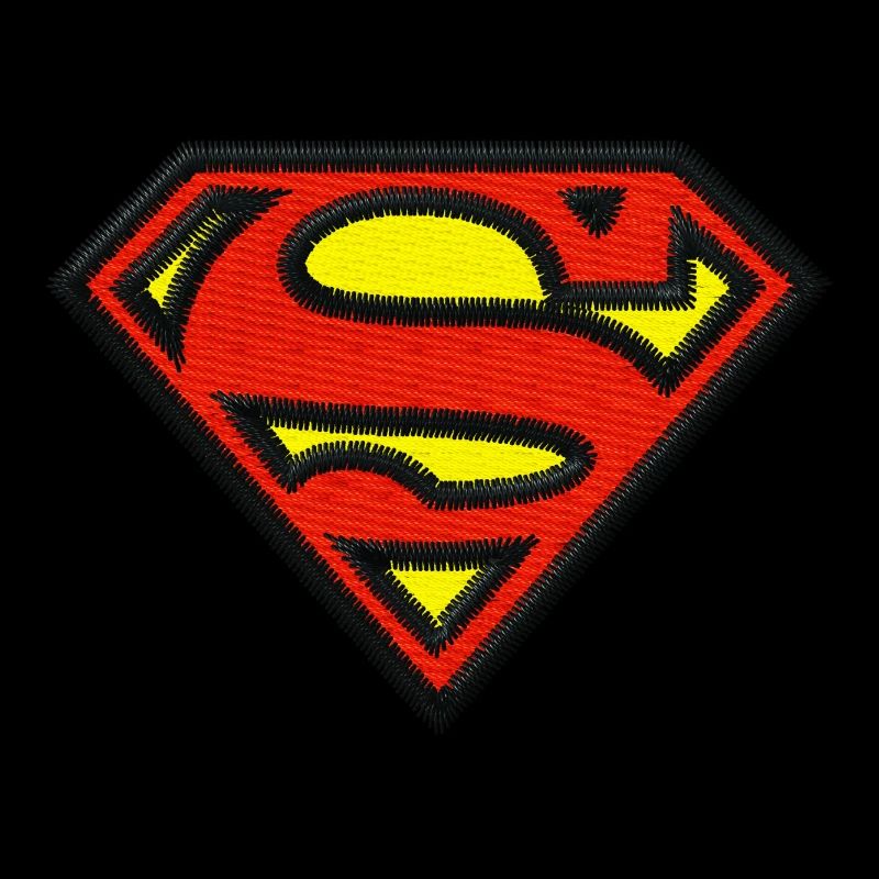 Superman small logo S-Shield Embroidery
