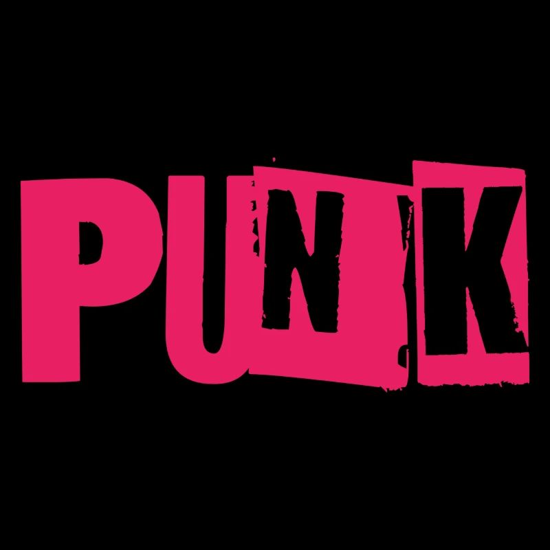 Punk Glitch Typo Neon