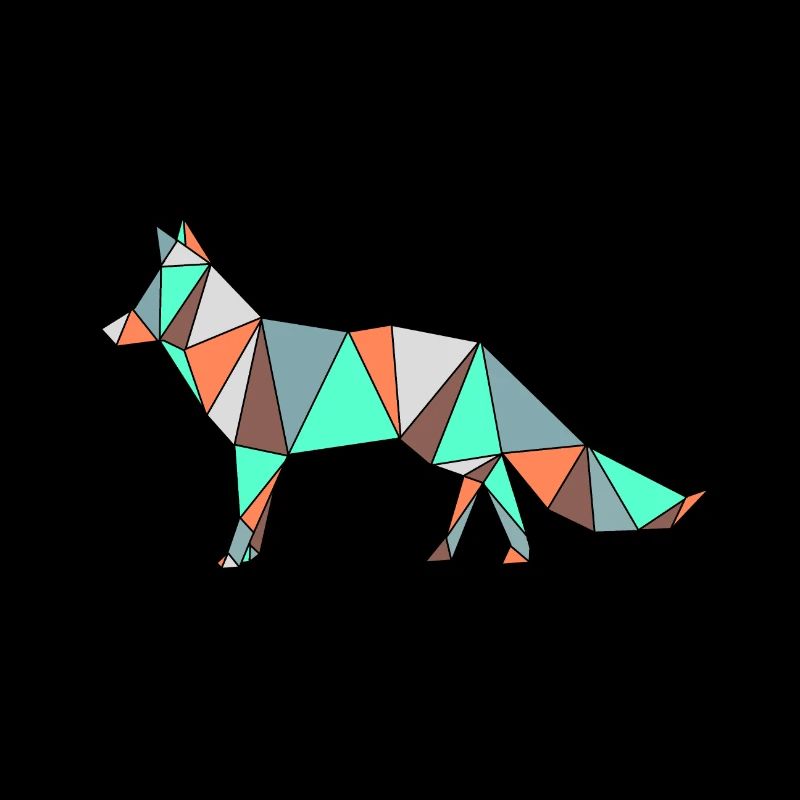 Fox painted