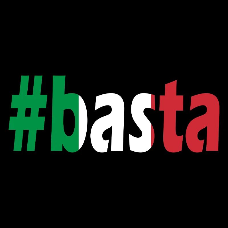 Déclaration Italienne Hashtag Basta Ialien