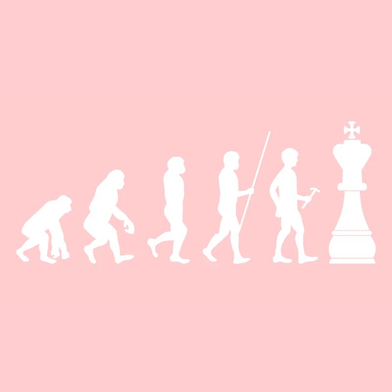 Évolution cadeau chess pièces d'échecs