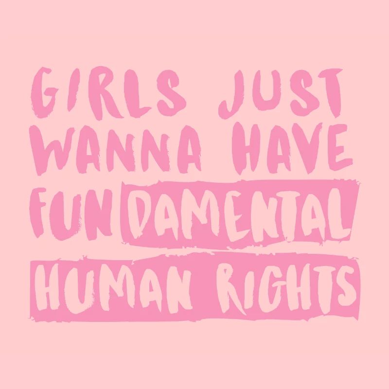 Féminisme égalité Les filles roses veulent juste s'amuser