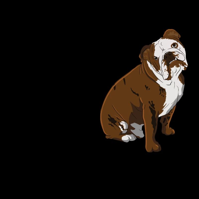 Finger weg, das ess ich später noch. Bulldogge