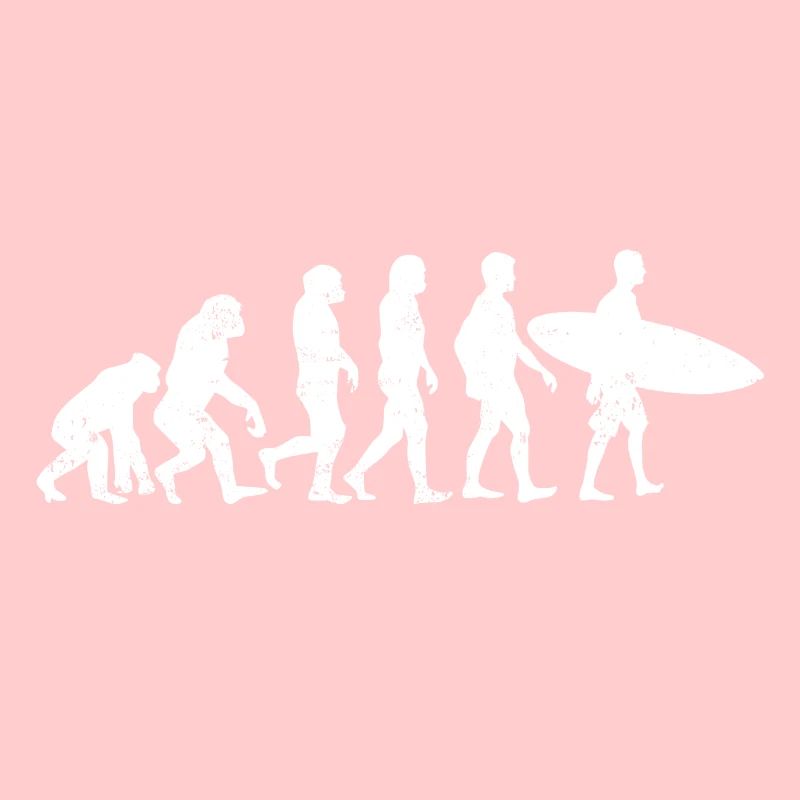 Surfer evolution surfing surfen geschenk welle