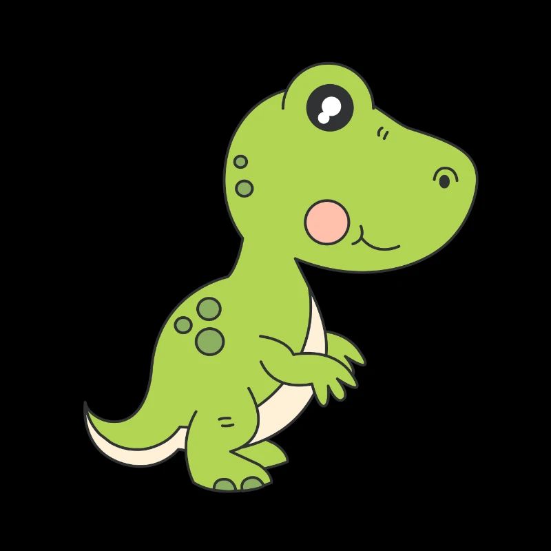 doux bébé Dino super confiance style comique