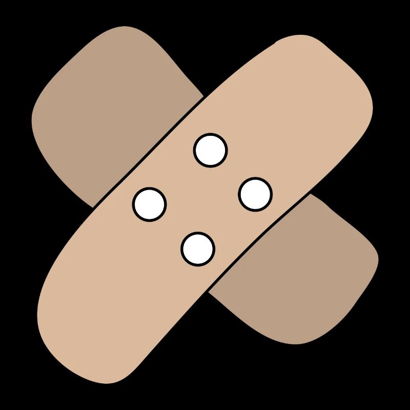 Patch, blessure, blessure, guérison, idée cadeau