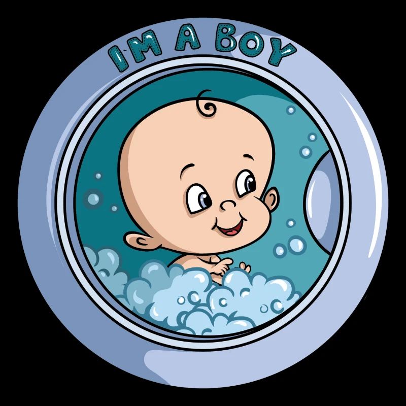 Ich bin ein Junge - Waschmaschine