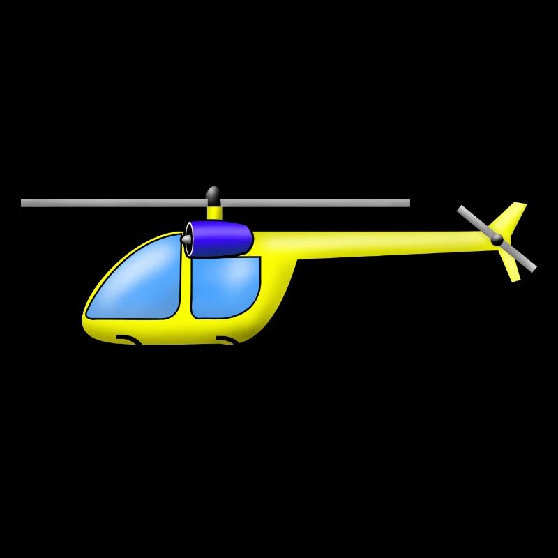 jaune hélicoptère