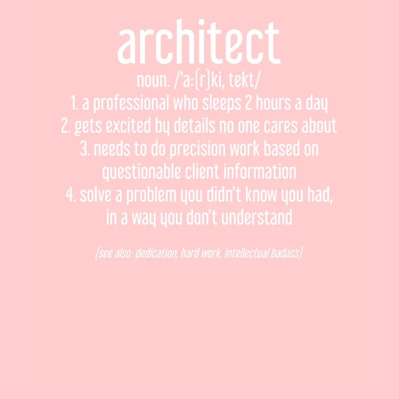 ARCHITECTE - DESIGNER - CONSTRUCTION - DESSIN