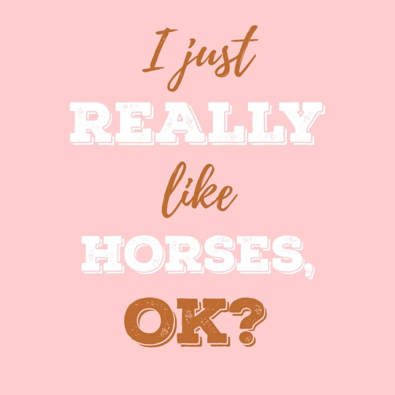 Pferdemädchen Pferdefrau Pferd Geschenkidee