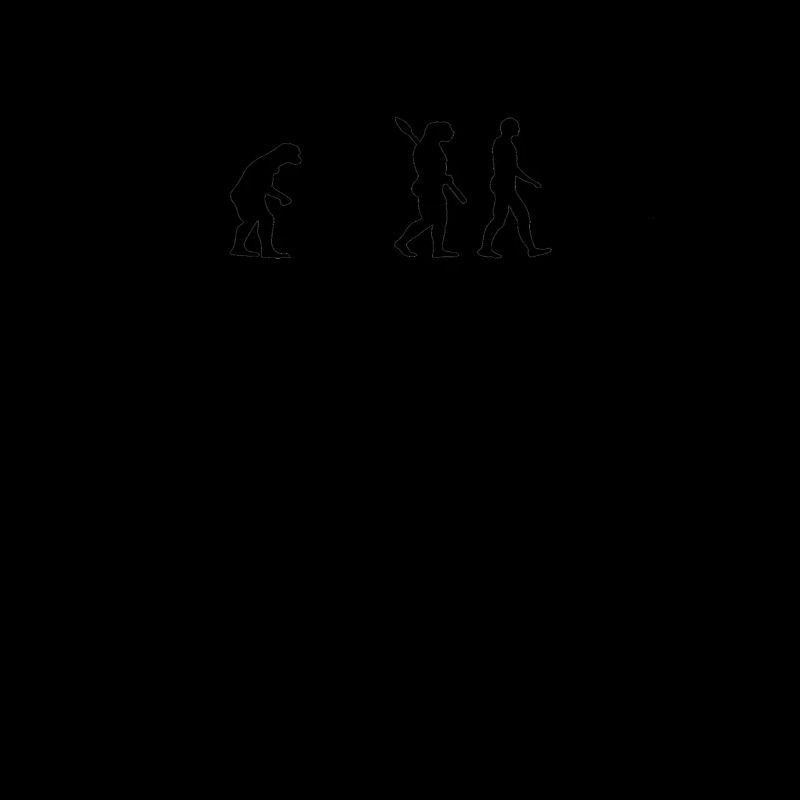 Evolution Affe Mensch lustig Neandertaler Freak