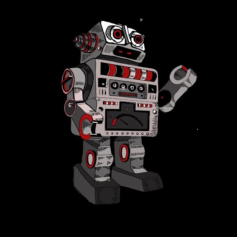 roboter robby mr. robot scifi android toy retro pc