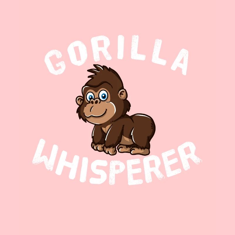 Gorilla Whisperer Affen Gorilla Flüsterer Zoo Affe