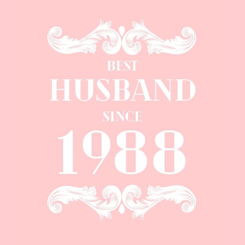 Bester Ehemann seit 1988 Hochzeitstag