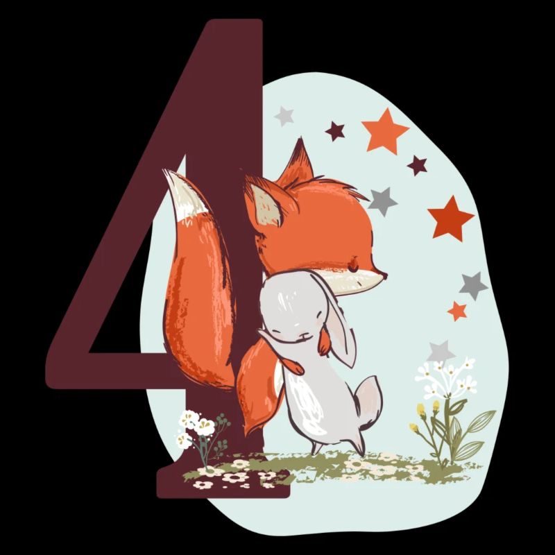 Numéro de naissance 4 un oubli de Geburtstagsshirt