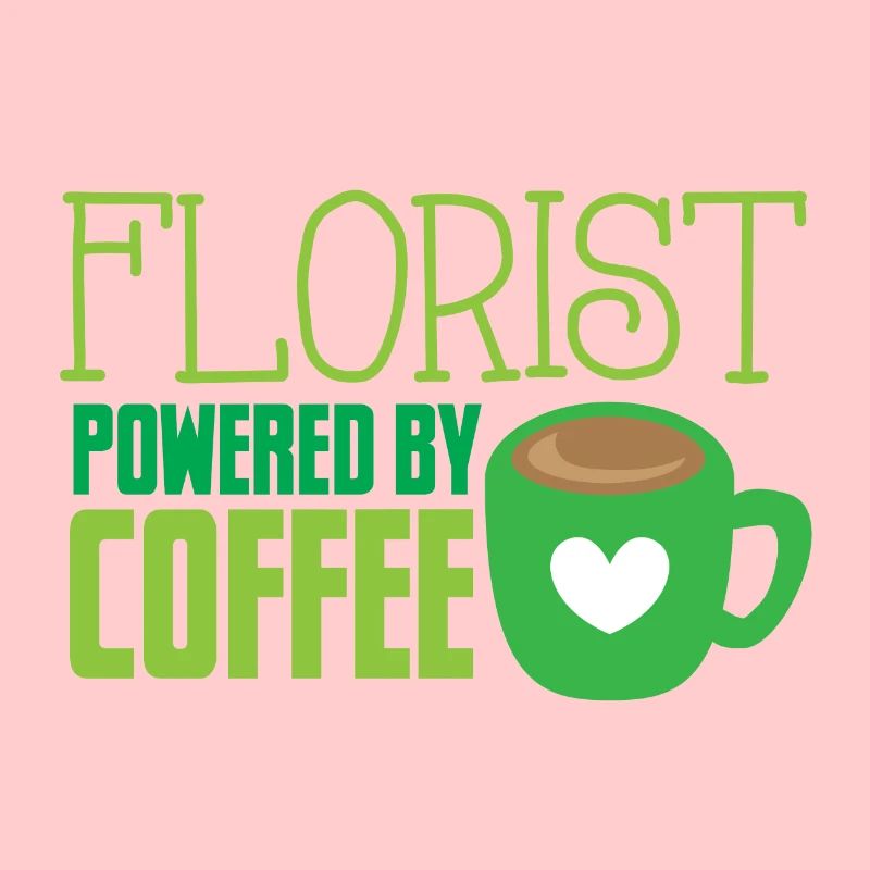 Blumengeschäft mit Kaffee