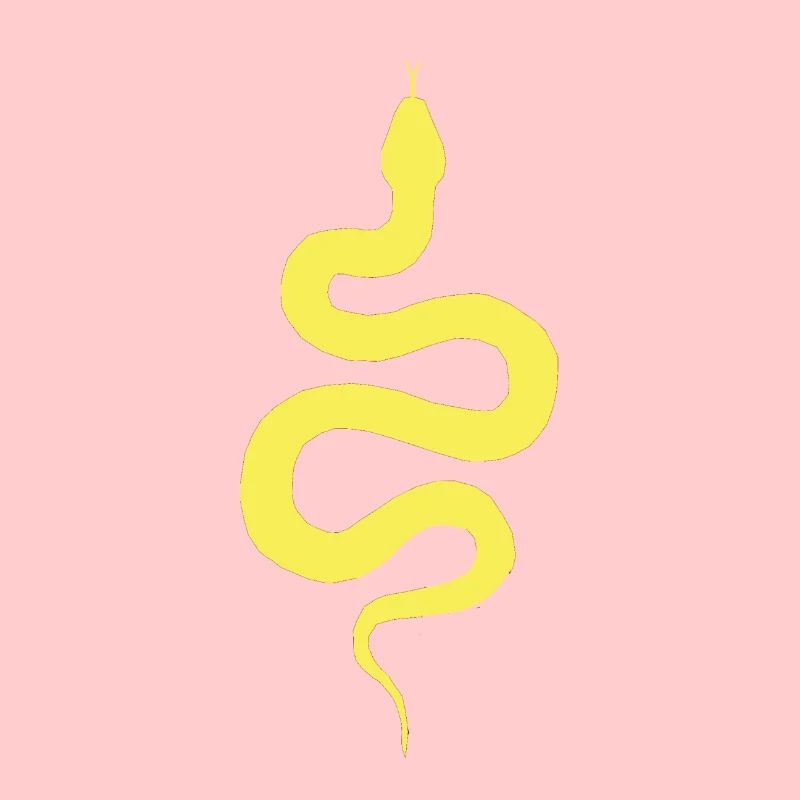serpent jaune
