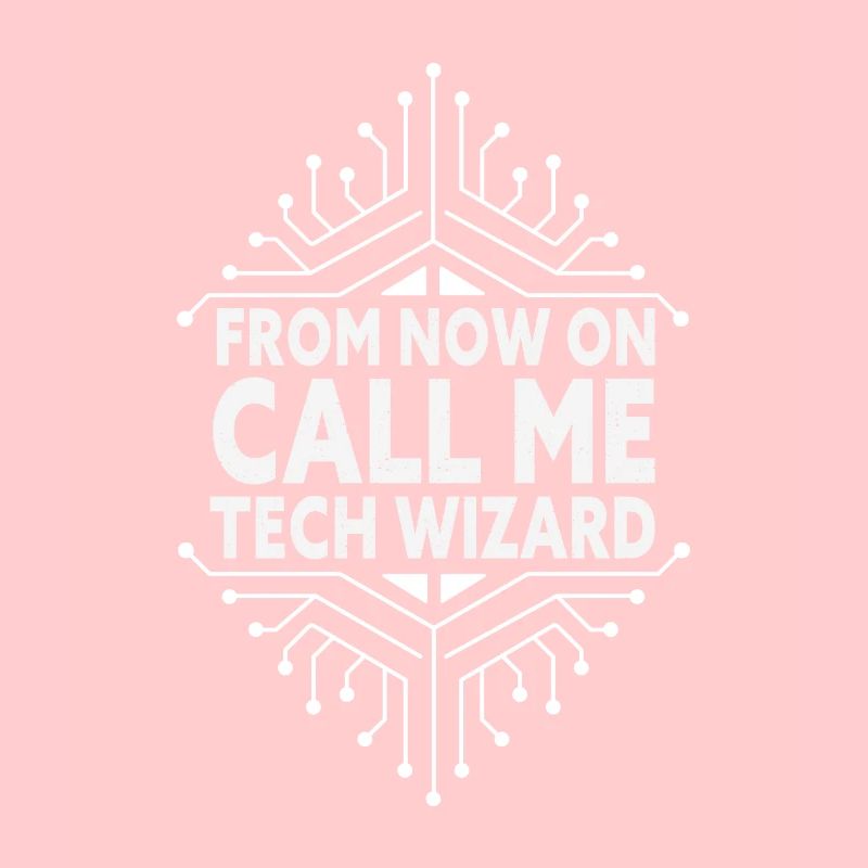 Call Me Tech Wizard Funny IT Support Computer