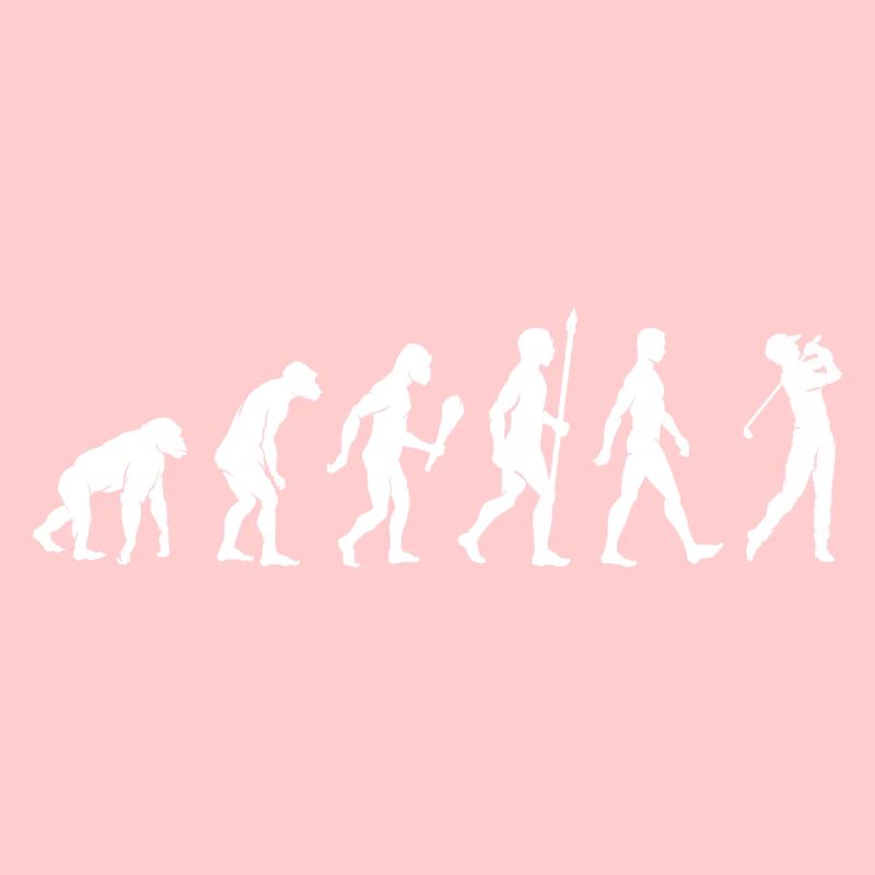 Lustige Golf Evolution Golfspieler Geschenkidee
