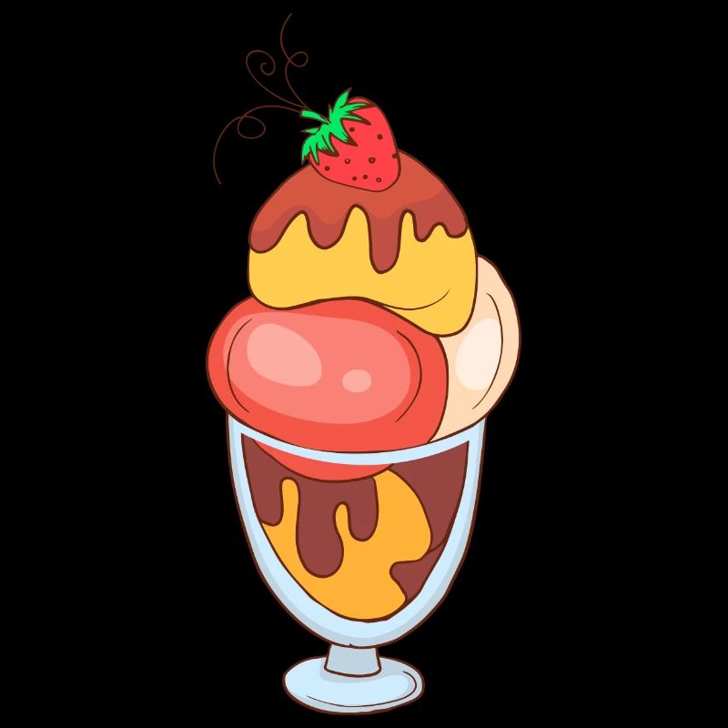 Crème glacée, crème glacée, crème glacée, crème glacée, boule, crème glacée, sundae