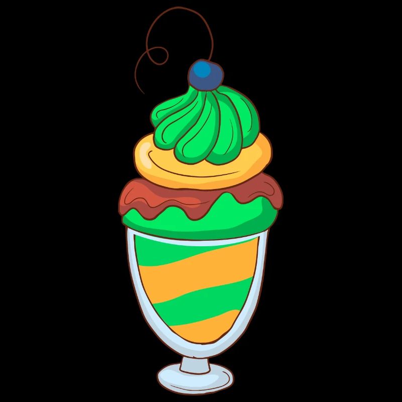 Crème glacée, crème glacée, crème glacée, crème glacée, boule, crème glacée, sundae
