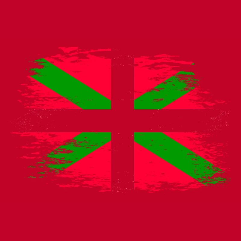 Drapeau basque utilisé