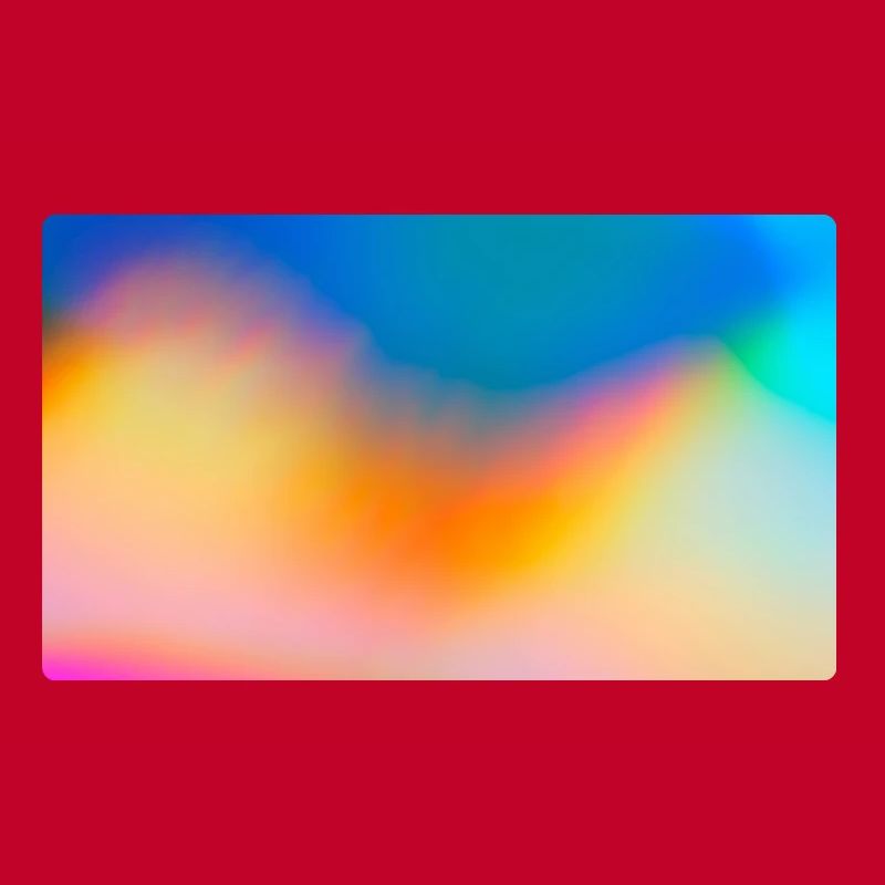 Décor de dégradé des vagues de couleur