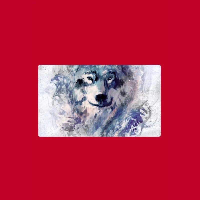 Wolf dans la tempête grey version