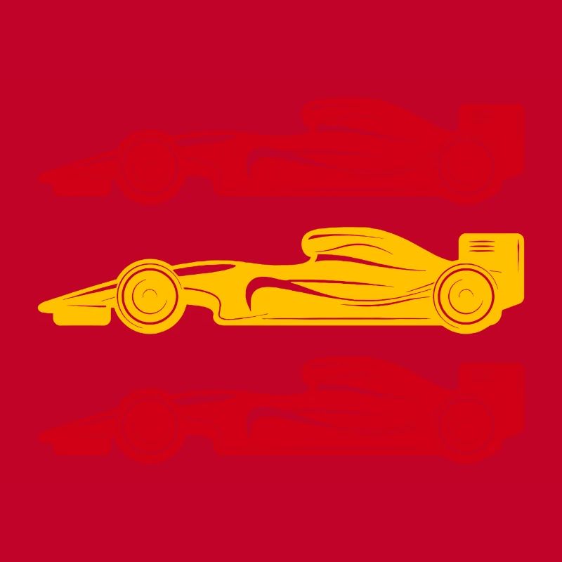 Drapeau de voiture de course de course de formule Espagne