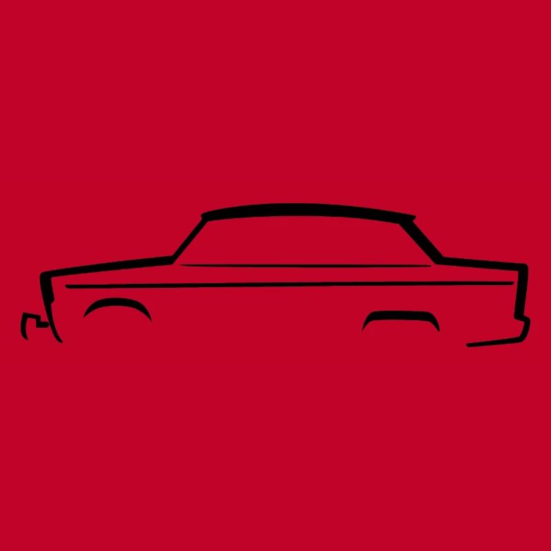 Car-Silhouette | Oldtimer | Trapez