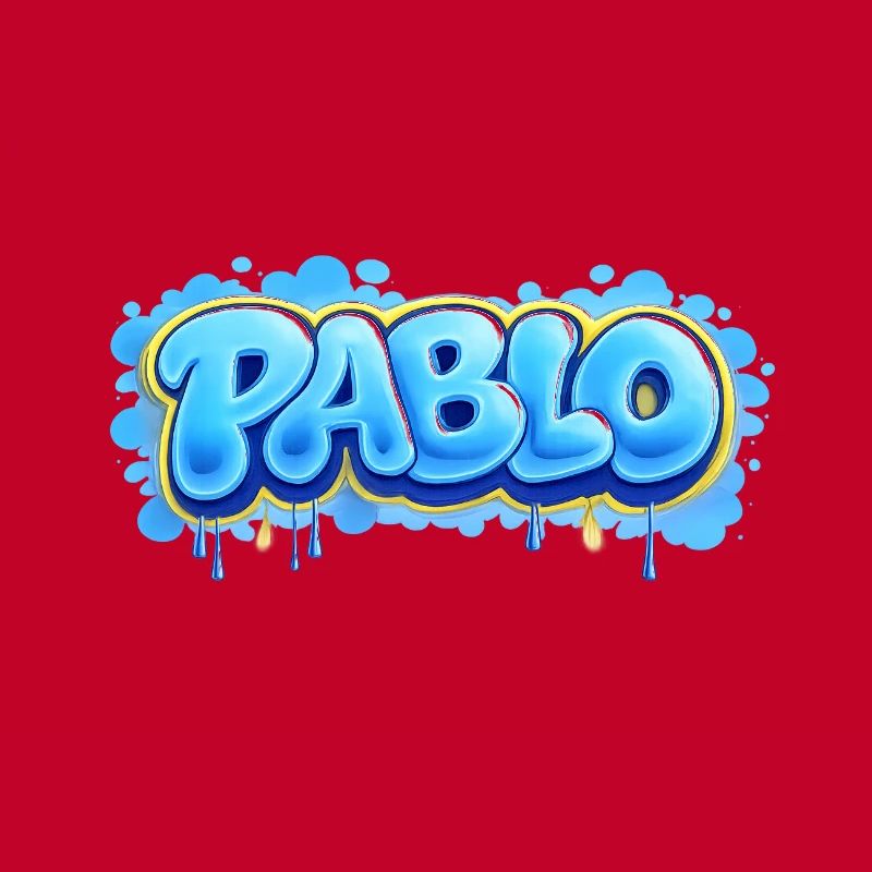 PABLO GRAFFITI NAME FOR PERFECT GIFT PRINTABLE