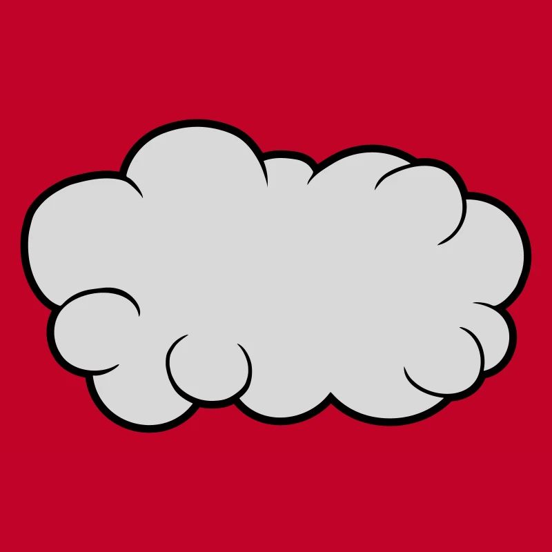 Conception de dessins animés cloud