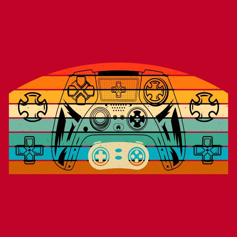 Vintage Retro Gaming Controller